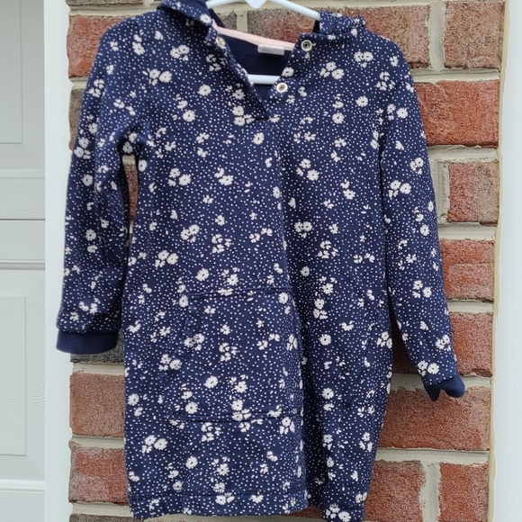 H&M Hooded Floral Beach Cover - Picture 1 of 2